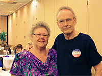 Joanne Brady and Norm Gifford at the Pikes Peak Line Dance or Bust! 2013